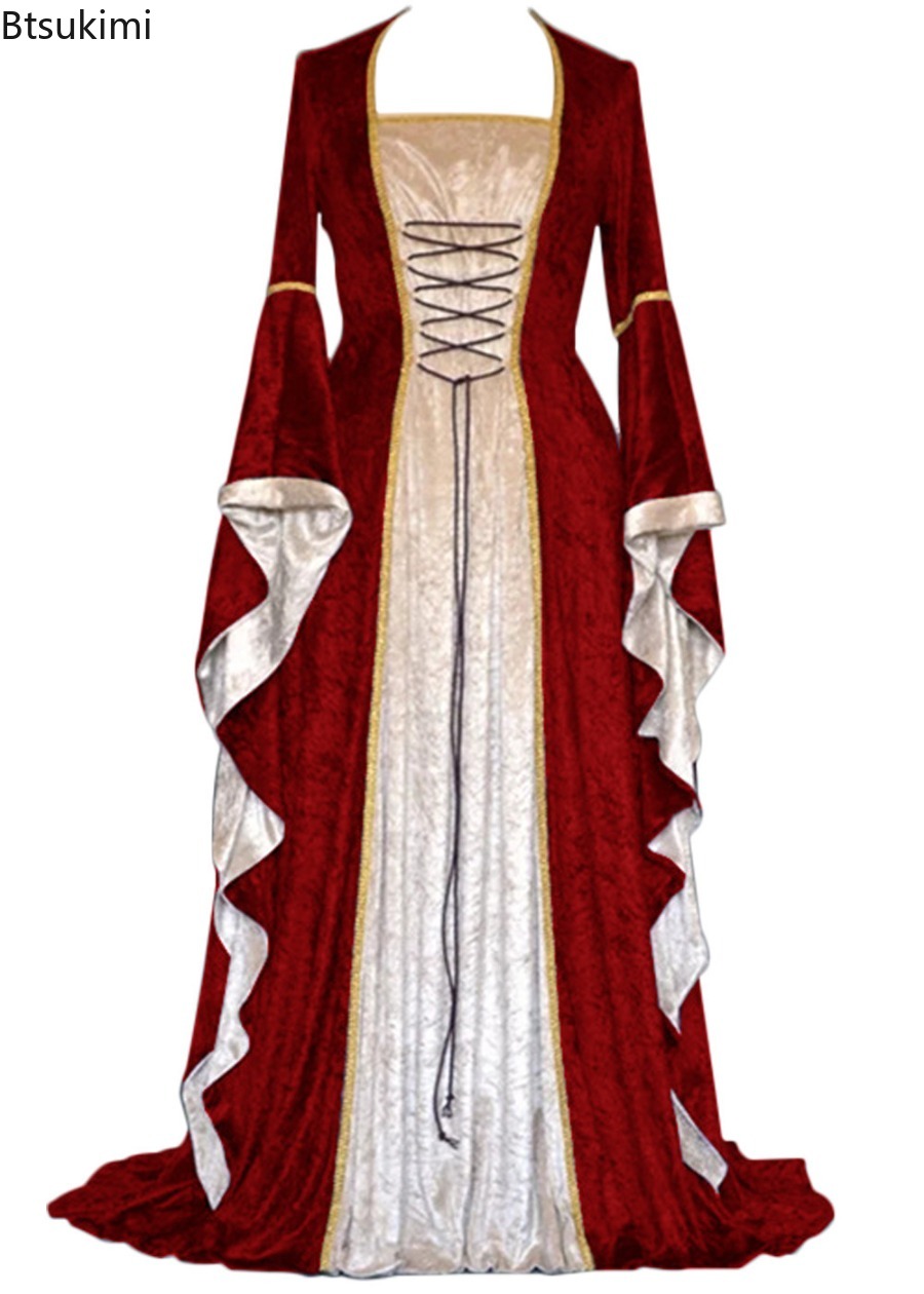 Robe de costume médiévale rétr - Medieval Renaissance Dress Women avis et prix