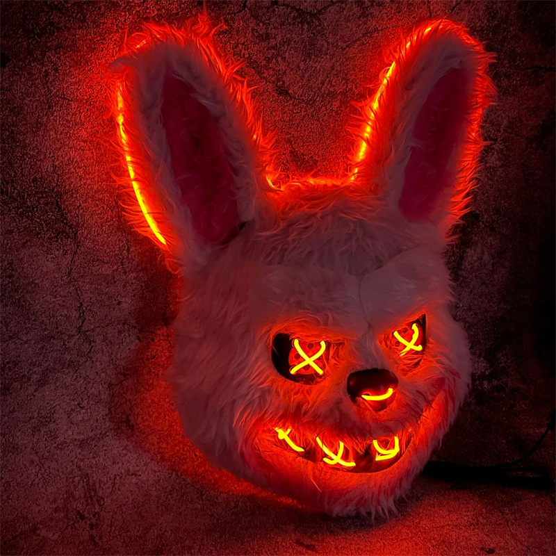 Masque de lapin mascarade LED  - Led Purge Mask Halloween avis et prix