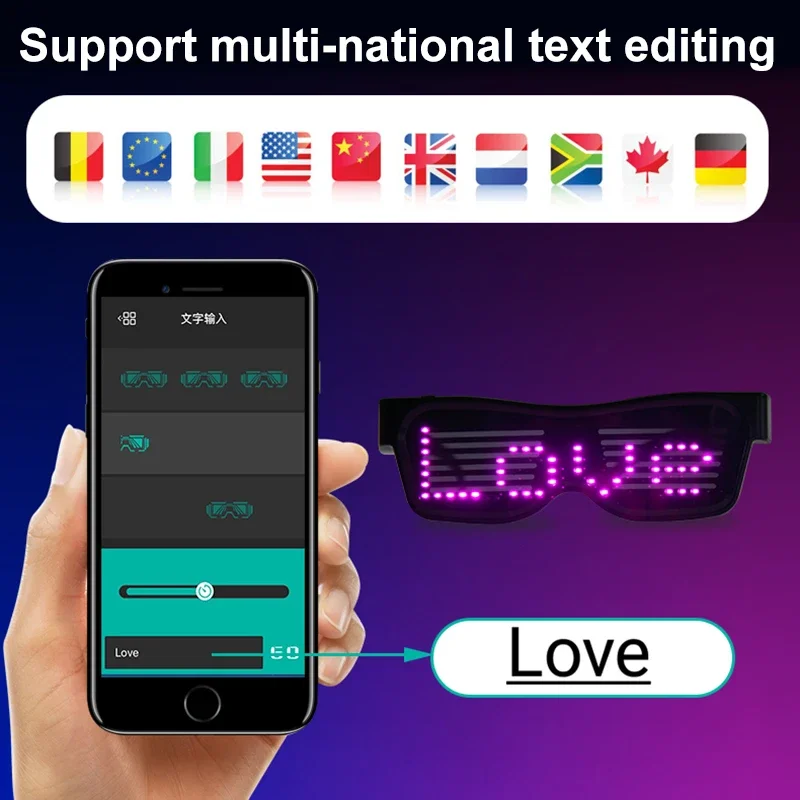 Lunettes LED multilingue Bluet - Glow In The Dark Party Glasses avis et prix